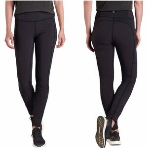 KUHL Toasty Transcendr Legging Raven Black Hiking Outdoor Warmth Size Small